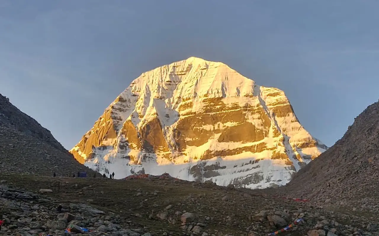 Mount Kailash in golden hour