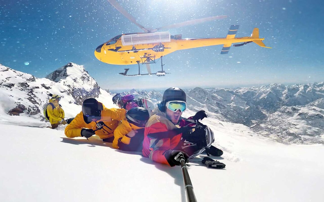 Heli Skiing Adventure in the Himalayas