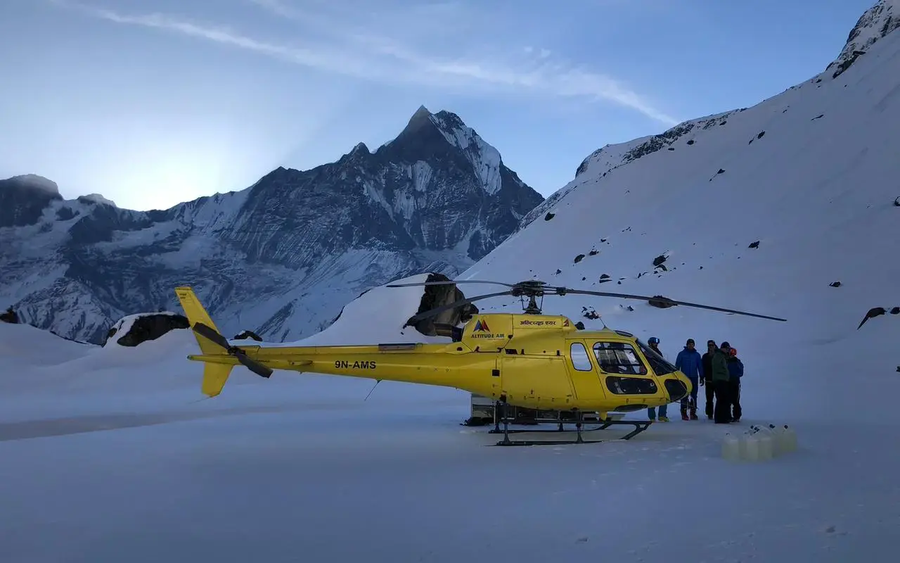 Heli Skiing Adventure in the Himalayas