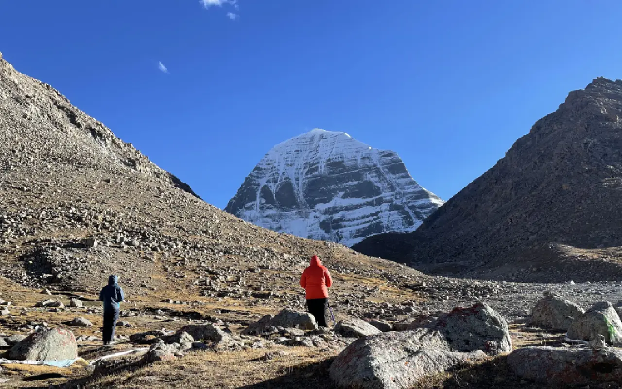 Mt. Kailash view during Kailash Mansarovar tour via Lhasa
