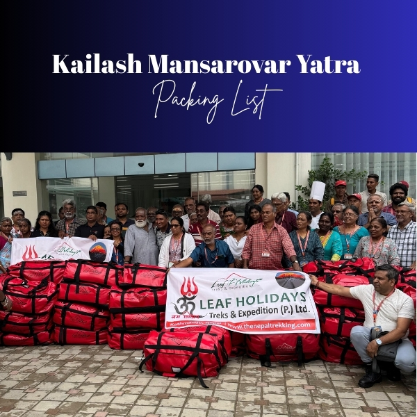 Kailash Mansarovar Yatra Packing List