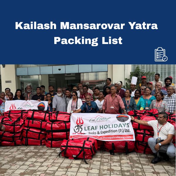 Kailash Mansarovar Yatra Packing List