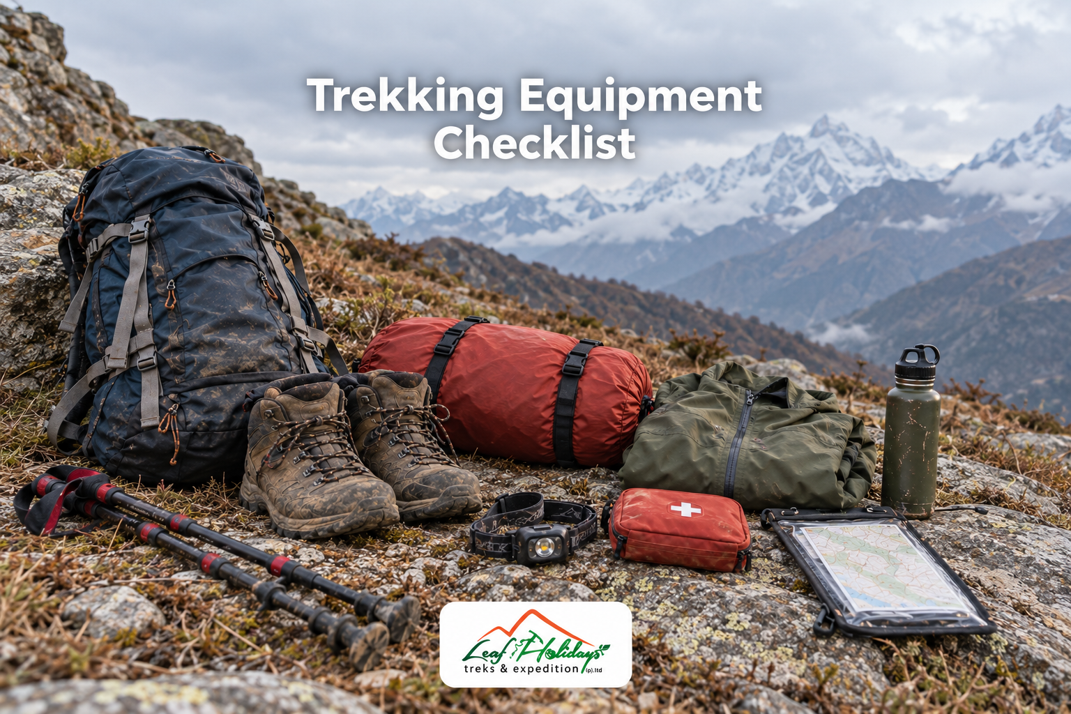 Trekking Equipment Checklist: 40 Essential Items 1 Trekking equipment checklist